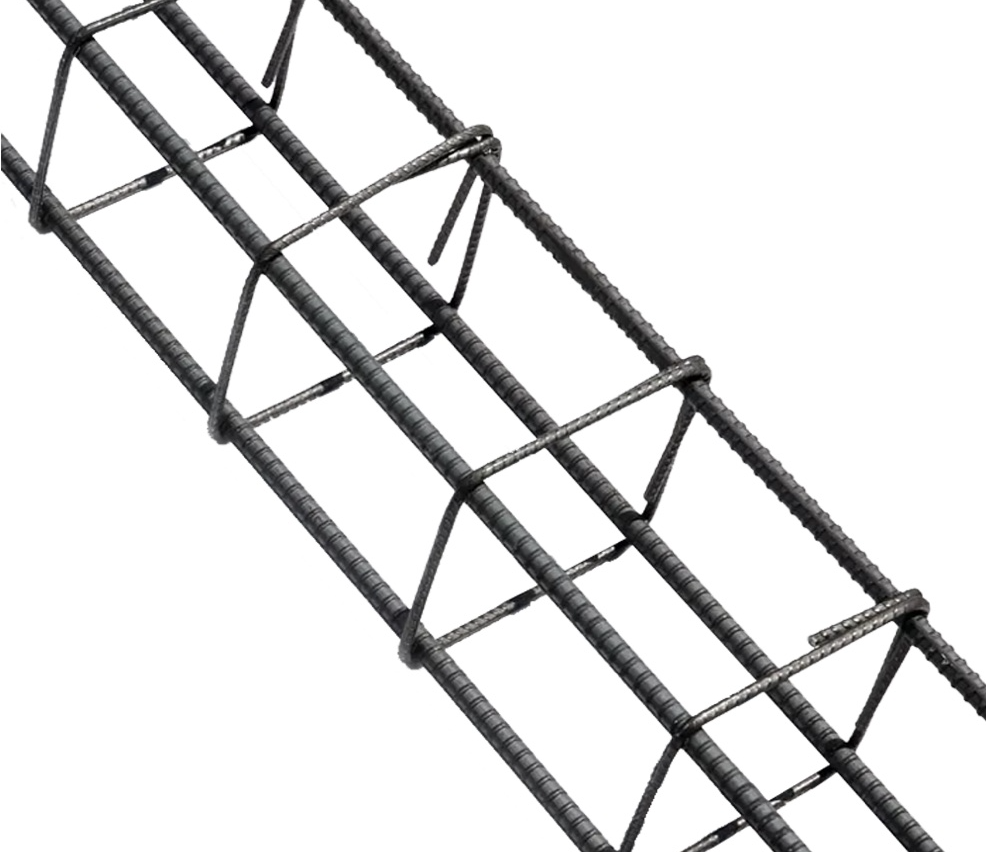 Columnas armadas de hierro para hormigón armado